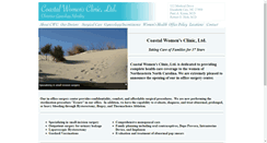 Desktop Screenshot of coastalwomensclinic.com